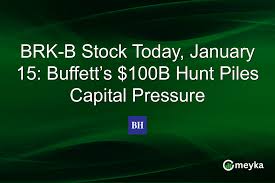 BRK-B Stock Today, January 15: Buffett’s $100B Hunt Piles Capital Pressure