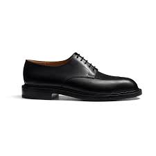 Men's Black Leather Half-Hunt Derby