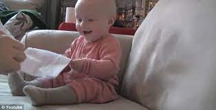 Youtube Video Of Baby Micah Laughing As Father Marcus Mcarthur Tears Up Rejection Letter Daily Mail Online