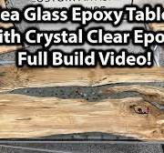 Crystal Clear 100% Transparent Epoxy Table Complete Build