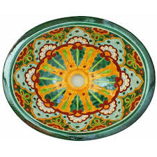 mexican bathroom sinks  mexican tile