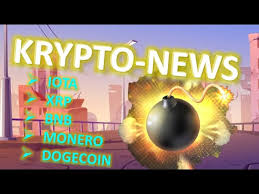 All you need to know about dogecoin news today, fluctuations and changes. Krypto News Iota Bnb Xrp Ripple Monero Dogecoin Youtube