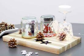 Für unser sortiment an stumpenkerzen bieten wir eine große auswahl interessanter kerzenhalter an. Diy Eine Weihnachtliche Schneekugel Mit Eigenen Fotos Basteln Ifolor