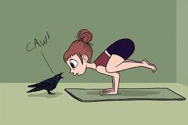 Yoga Inspiration Crow Pose Yoga Funny Yoga Inspiration