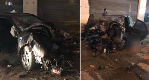 بالصور مقتل الشاب وليد 24 سنة في حادث سير مروع على اوتوستراد زحلة شبكة وكالة نيوز