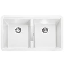 Want a stainless steel kitchen sink? Rangemaster Paragon 2 0 Bowl Undermount Crystal White Granite Kitchen Sink Kitchen From Taps Uk