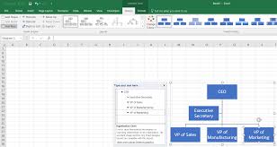 Making An Organizational Chart In Excel Kozen