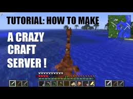 Bedrock edition, makes it easier for players to connect and play on their mobile devices, tablets, and windows 10. Tutorial How To Make A Crazy Craft Server By Rarepixels