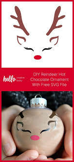 Download Diy Reindeer Hot Chocolate Ornament Cricut Christmas Ornament Blog Hop Hello Creative Family Yellowimages Mockups