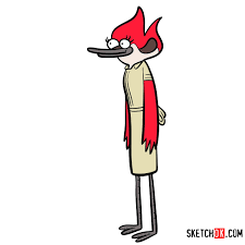 Regular show character mordecai coloring pages. How To Draw Margaret Regular Show Sketchok Easy Drawing Guides