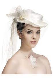 White Wedding Veil Hat For Women Bridal Hat Wedding Dress Accessories Winter Wedding Dress Accessories