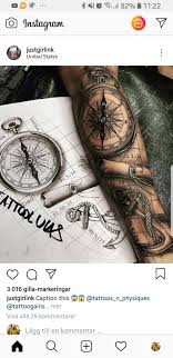 Black And White Nautical Half Sleeve Tattoo Designs Pin By Katherine Mcintyre On Tatueringar Tattoos For Guys Sleeve Tattoos Nautical Tattoo Sleeve