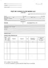 Fisă De Consultaţii Medicale Adulţi