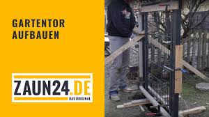 Gartentor schloss richtig ausbauen und austauschen. Gartentor Aufbauen Montagevideo Zaun24 Youtube