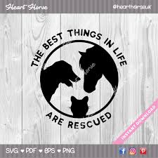 Download The Best Things In Life Are Rescued Svg Rescue Animals Svg Etsy Animal Rescue Logo Animal Rescue Rescue
