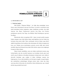 Modul V Seni Budaya Kb1 Pembelajaran Apresiasi Seni Rupa