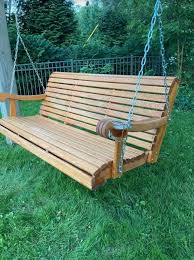 Constructed from over 90% recycled milk jugs, our amish poly furniture is a sustainable option for your outdoor patio and living space. Grandpa Series Cypress Porch Swing By Hershy Way