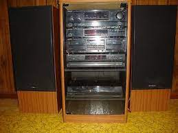 Kenwood Spectrum 690 Rack Component Stereo System With Kenwood Cabinet Stereo System Kenwood Stereo Stereo Cabinet