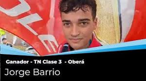 JORGE BARRIO el ganador de la CLASE 3 en OBERÁ
