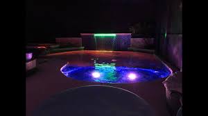 led waterfall with led lights youtube swimming pool lights led pool lighting pool light