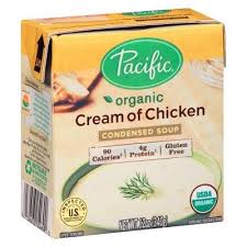 From jeninoregon 13 years ago. Pacific Foods Organic Cream Of Chicken Condensed Soup 12oz Cream Of Chicken Condensed Soup Organic Creams