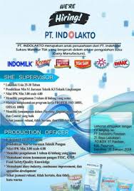 Media informasi & inspirasi lowongan kerja dan sekitarnya Lowongan Di Pt Indolakto Pandaan Sttar Sekolah Tinggi Teknik Atlas Nusantara