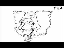 10 best for scary clown new pennywise drawing easy sarah sidney blogs coloriage logo des rangers f c
