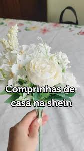 Comprinhas de Decoração na Shein: Arranjos de Flores Falsas