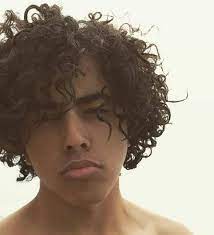 Is It Possible For My Hair To Be Long And Curled Up Or Permed Like This Photo Im Mixed With Prominent N Curly Hair Styles Long Hair Styles Men Long Curly