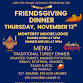 ICF Friendsgiving Dinner/Meeting Thurs. Nov. 13th event image