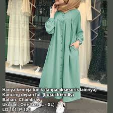 Tips menggunakan tunik supaya badan tidak tenggelam. Jual Setelan Baju Tunik Wanita Termodis Lazada Co Id