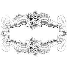Free Clip Art Ornate Floral Vintage Frame Free Clip Art Vintage Frames Vintage Borders