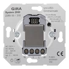 Gira 238500 Uni Led Dimmeinsatz Tastdimmer Online Kaufen Im Voltus Elektro Shop