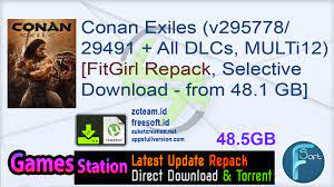 Download conan exiles torrent pc for free. Conan Exiles V29577829491 All Dlcs Multi12 Fitgirl Repack Selective Download From 48 1 Gb Free Download