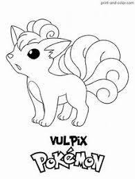 Didn't realize it until i was about to release her for some reason, every vulpix i encounter looks like the shiny one with the slight purple tinge to the eye. Vulpix Coloring Pages Free Photos