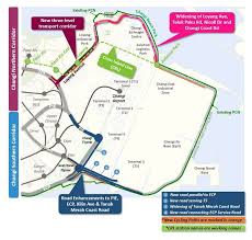 Look at a map of changi airport here. New Cycling Paths And Roads To Serve Changi Developments Including Terminal 5 Cna