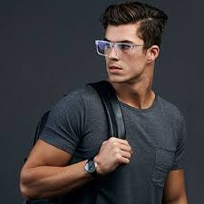 Reveler Everscroll Mens Glasses Mens Eye Glasses Black Leather Watch