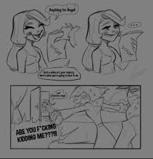 Operation Save Angel Dust is a go! 😂 (art by @DaniDraws666) : rHazbinHotel