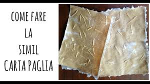 Simona, la responsabile, penserà con voi tutti i dettagli. Come Fare La Simil Carta Paglia Riciclo E Fai Da Te Arte Per Te Youtube