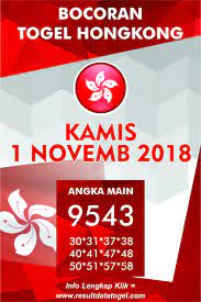 Prediksi Togel Hk Kamis 1 November 2018 Prediksihk Togelhk Bocoranhk Prediksitogel November Kamis