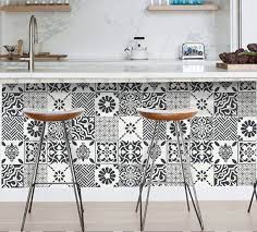 tile decals tiles for kitchen bathroom back splash floor wmix2 black and cream stickers carrelage stickers meuble cuisine carrelage cuisine