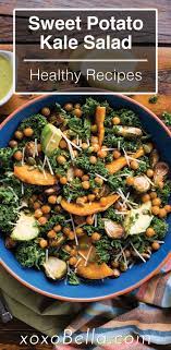 Sweet Potato Kale Salad Recipe Best Salad Recipes Yummy Salad Recipes Sweet Potato Kale