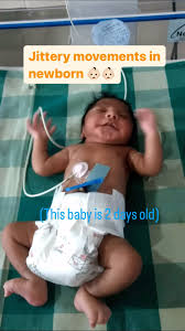 Jitteriness in a Newborn: Sudden shivering movements of the hand /leg or  sometimes the chin, is quiet normal and it is due to immature nervous  pathways which are growing by the day., Most cases, these ...