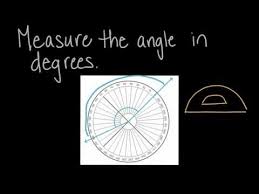 How do you measure angles precisely? Measuring Angles With A Circular Protractor Video Khan Academy