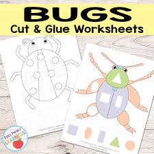 Perhaps one of those activities can be keeping day check your plant for signs of insects such as white fly if your plant has become long and leggy cut back to about five inches tall in a step towards sustainable agriculture and. Free Bugs Cut And Glue Worksheets Easy Peasy Learners
