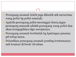 Trust, amanah, handle, bearers, pen park, bookkeeper, holders of, move pemegang. 6 3 Wakalah Persoalan Smasa