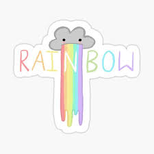 Had the best weekend celebrating @gummergal here's a close up of the cake some of you were asking to see. Vomiting Rainbow Stickers Redbubble