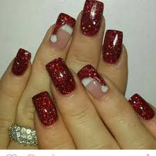 Disney christmas nails nail swag. 45 Simple Festive Christmas Acrylic Nail Designs For Winter Koees Blog