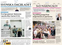 Svenska dagbladet ist die einzige andere schwedische morgenzeitung, die eine vollständige nationale und internationale berichterstattung anstrebt. Svenska Dagbladet Prenumeration