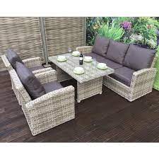 Signature Weave Grace 3 Seater Rattan Set